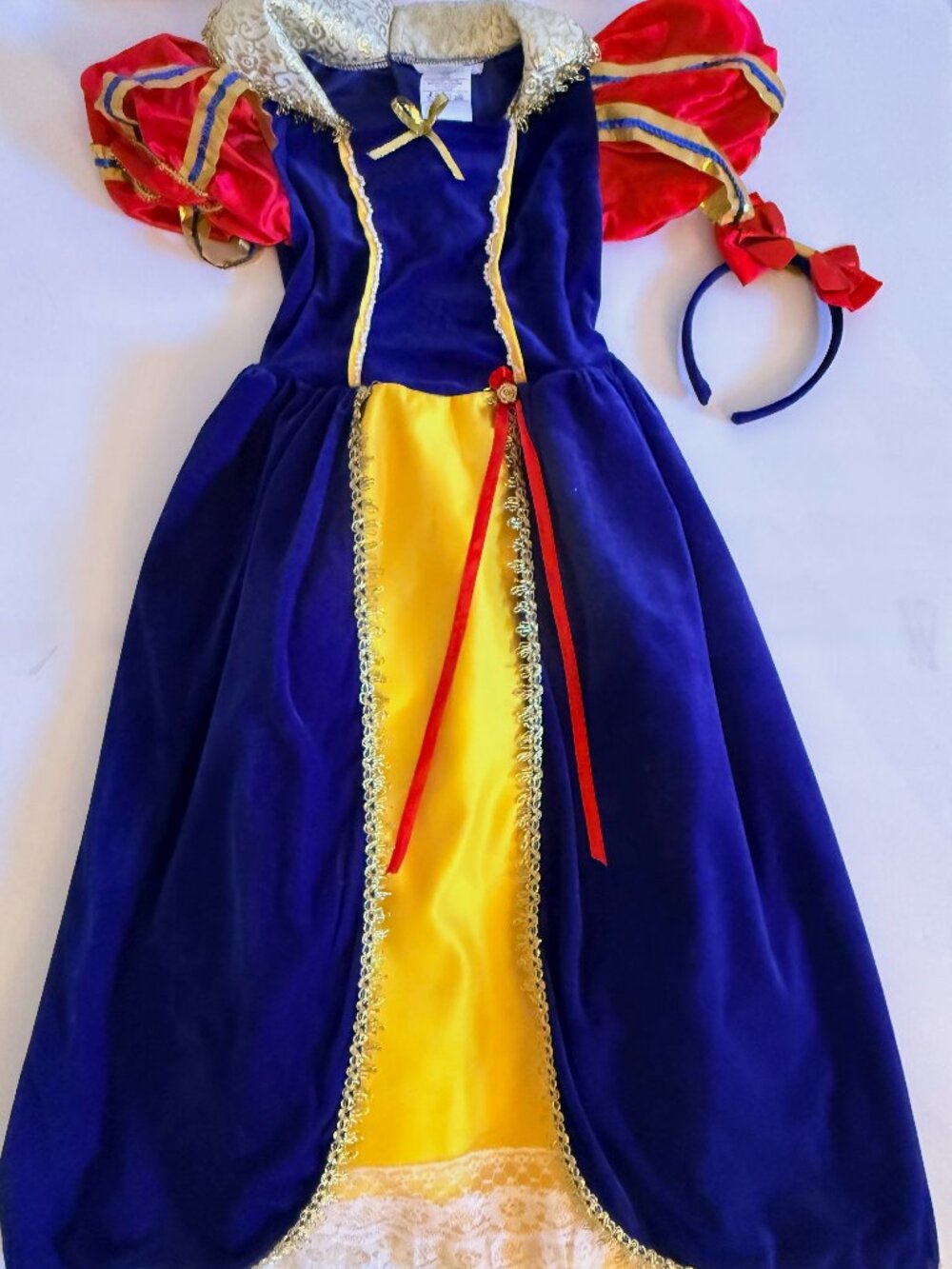 Rubie's Snow White Girls Medium Princess Costume Dress & Headband